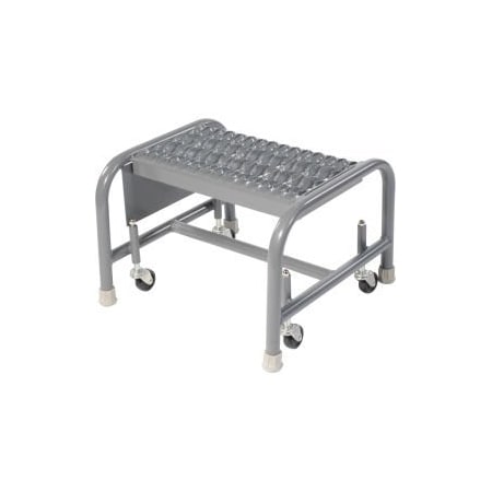 Tri Arc Manufacturing Grip 16"W 1 Step Steel Rolling Ladder 10"D Top Step - WLSR001162 WLSR001162